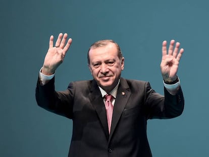 El presidente de Turquía Recep Tayyip Erdogan.
