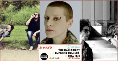 Cartel del concierto del día 31 de mayo en la sala Joy Eslava, dentro del festival Sound Isidro.