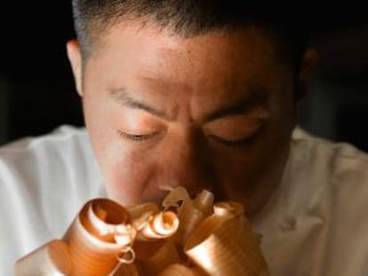 El cocinero japonés Yoshihiro Nasirawa.