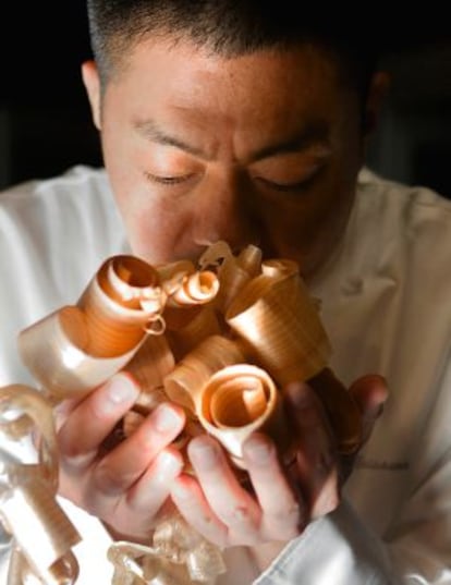 El cocinero japonés Yoshihiro Nasirawa.
