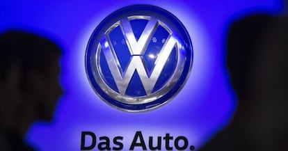 Logo de Volkswagen. 