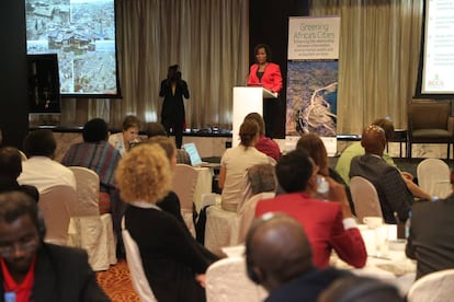 Presentación del informe Greening Africa's Cities del Banco Mundial, el pasado 1 de junio en Dar Es Salaam.