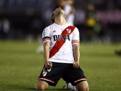 Pezzella celebra la victoria sobre Boca