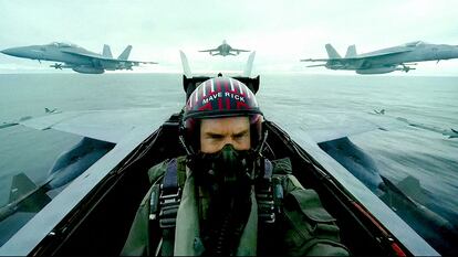 Tom Cruise at 'Top Gun: Maverick'