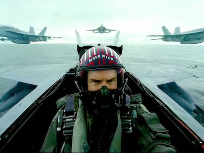 Tom Cruise at 'Top Gun: Maverick'