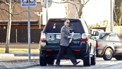 Jes&uacute;s Sep&uacute;lveda, fotografiado el pasado d&iacute;a 6 en la urbanizaci&oacute;n de Aravaca (Madrid), donde vive. 