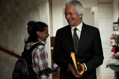 José Rubén Zamora Marroquín, en una audiencia en Ciudad de Guatemala el miércoles.