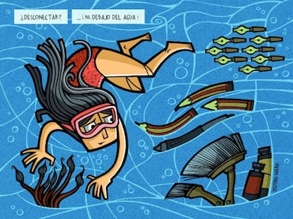 Ilustración de Cristina Durán para la serie 'Viñetas al sol'.