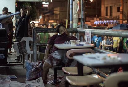 Liwayway Yabut, asesinada en 2016 a los 32 años por dos enmascarados en un local de comida rápida de Manila.