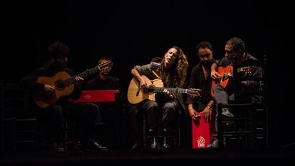 Rosario La Tremendita, en un momento del concierto.