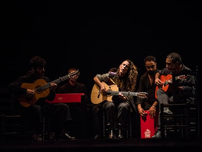 Rosario La Tremendita, en un momento del concierto.