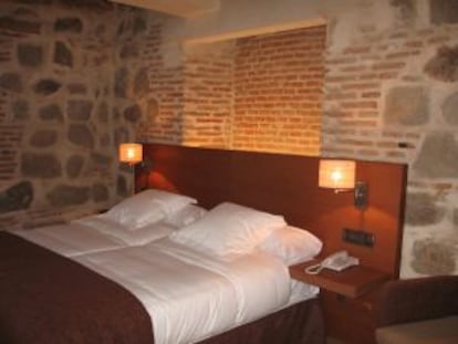 Una de las habitaciones de Las Leyendas.