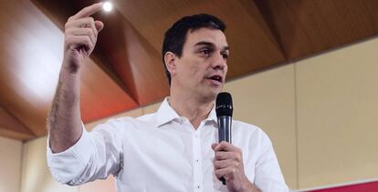 El secretario general del PSOE, Pedro Sánchez.