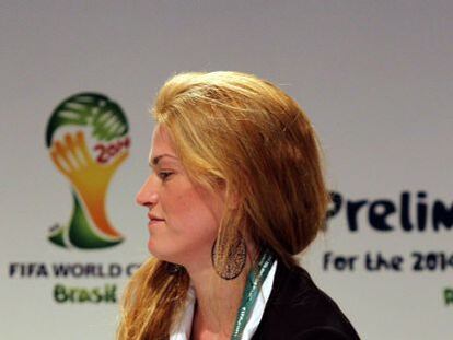 Joana Havelange, diretora do Comitê Organizador da Copa do Mundo de 2014.