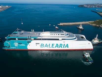 Ferry rápido Eleanor Roosevelt, en el que Baleària ha invertido 90 millones.