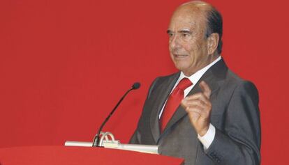 El presidente del Banco Santander, Emilio Botín.
