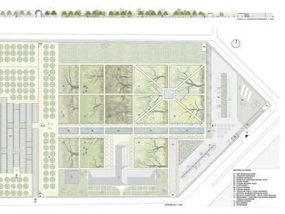 Plano del futuro museo.