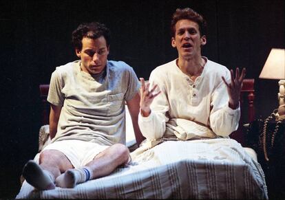 Un momento de la obra 'Angels in America' de Tony Kushner, en su estreno en San Francisco, en 1991.