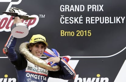 Antonelli, ganador de Moto3 en Brno.