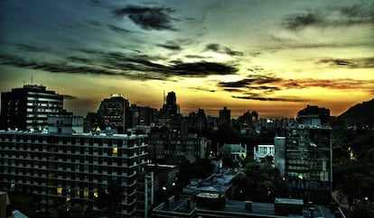 Vista de Santiago de Chile.