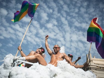 En la imagen, una carroza del desfile Pride Barcelona del año pasado. 