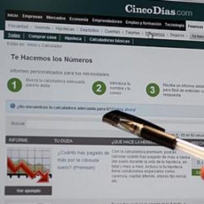 CincoDías.com potencia los contenidos de finanzas personales