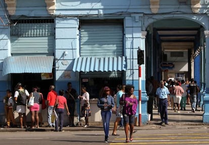 A street in Havana.