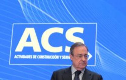 Florentino Pérez, presidente de ACS