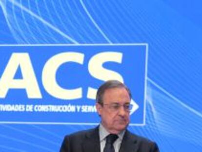 Florentino P&eacute;rez, presidente de ACS