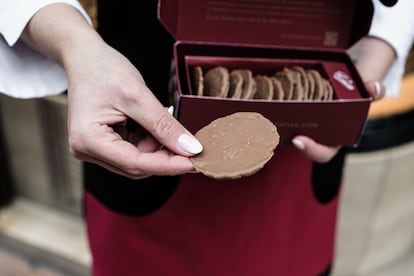 Moscovitas: galletas de chocolate y almendra de Oviedo