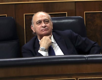 Jorge Fernández Díaz, exministro del Interior, en el Congreso en 2016.