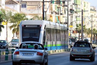 El tranv&iacute;a de V&eacute;lez-M&aacute;laga.