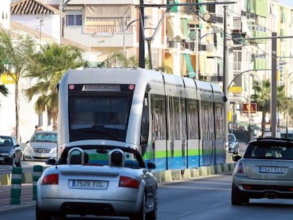 El tranv&iacute;a de V&eacute;lez-M&aacute;laga.