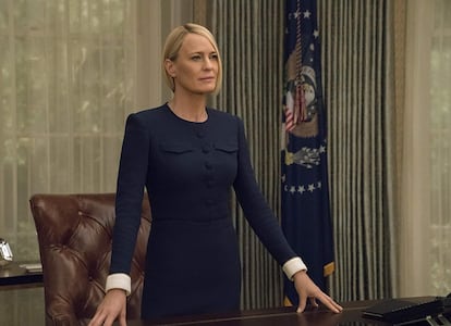 Claire Underwood (Robin Wright), experta manipuladora en 'House of Cards'.