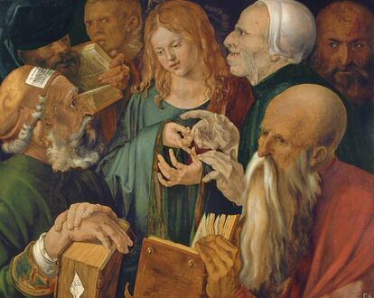 Alberto Durero  'Jesús entre los doctores', 1506  Museo Thyssen-Bornemisza, Madrid