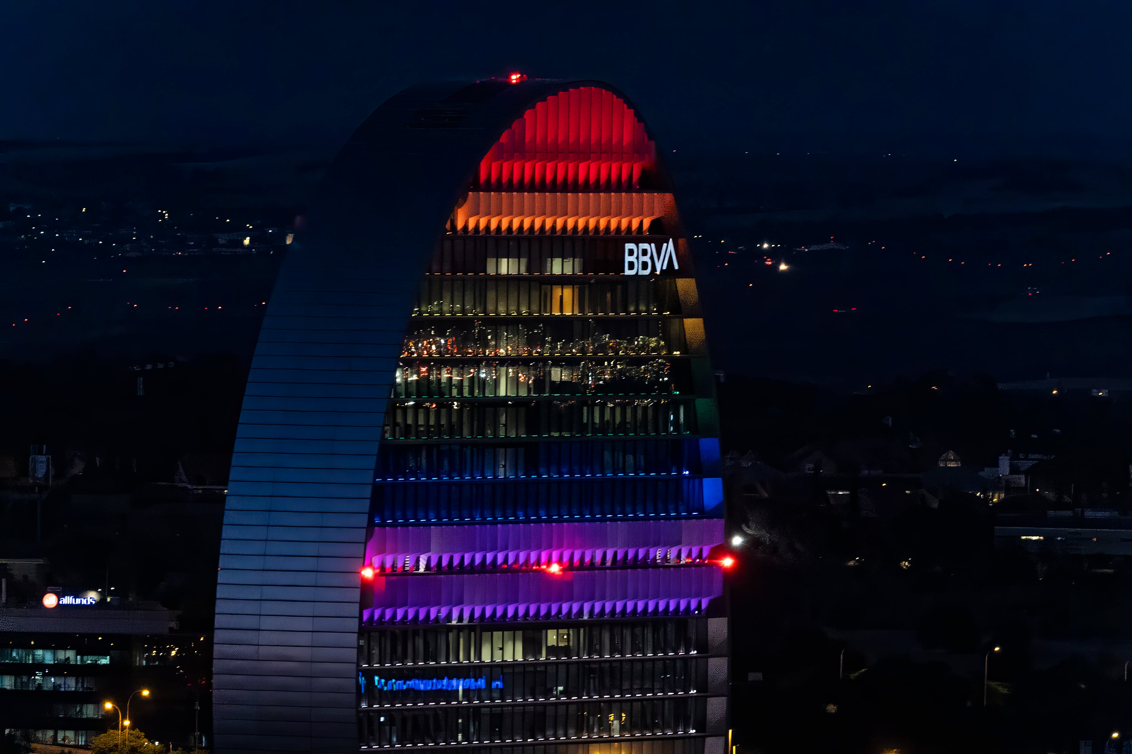 Sede del banco BBVA en Las Tablas (Madrid).