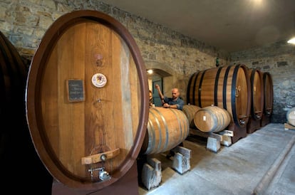 Las bodegas del Castello di Verrazzano, en la región de Chianti.