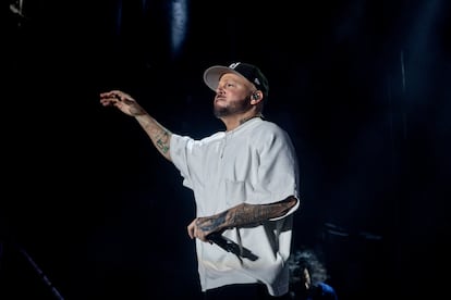 Residente en el Alma Festival del Parque Enrique Tierno Galván, dentro de su gira ‘Las Letras No Importan’, en junio de 2025.