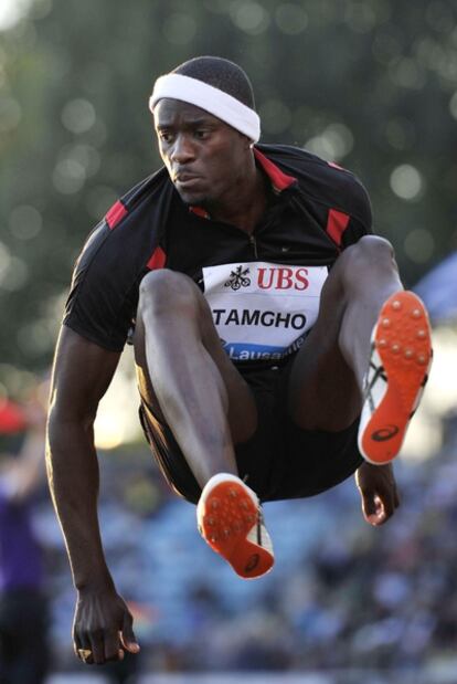 Tamgho, durante una competición el pasado junio.