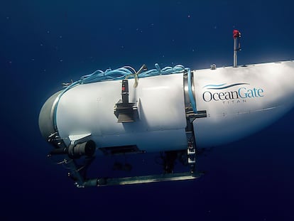 El sumergible 'Titan', durante una expedición submarina.