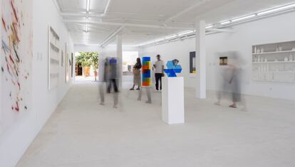 La recién inaugurada Galería Parra y Romero en la localidad de Santa Gertrudis, en Ibiza.