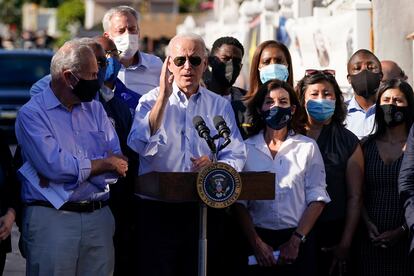 Huracán Ida Nueva York Joe Biden discurso