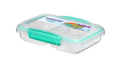 Tupperware pequeño con compartimentos de Sistema