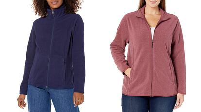 forro polar amazon,  Amazon Essentials, polar mujer más vendido amazon, chaqueta polar, forros de acampada y marcha para mujer, forro polar mujer amazon