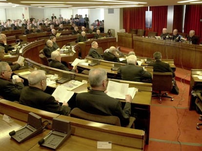 Los obispos espa&ntilde;oles en la asamblea anual de la conferencia episcopal.