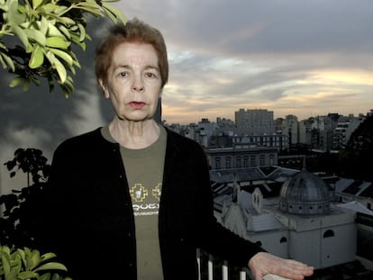 La escritora argentina Hebe Uhart, en Buenos Aires.