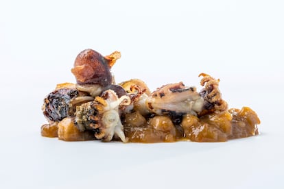 Receta de sepietas y garbanzos