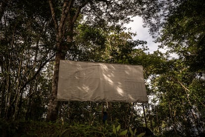 Parque Nacional Natural La Paya cartel de ingreso