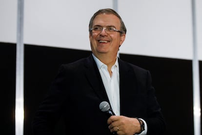 Marcelo Ebrard, durante una conferencia de prensa en Ciudad de México, el pasado 11 de septiembre.
