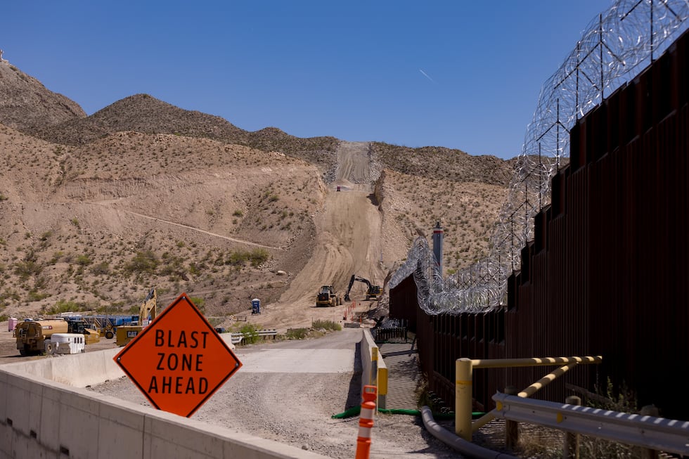 Blasting begins for border wall on cherished New Mexico mountain | U.S ...